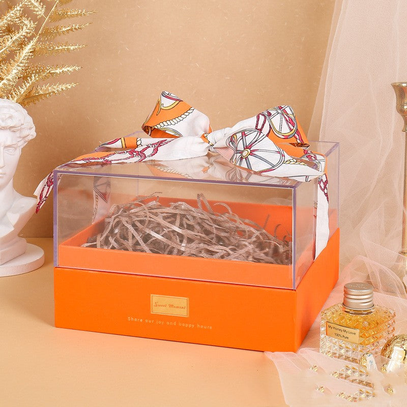 Acrylic Hand Gift Wedding Candies Box