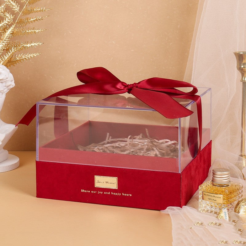 Acrylic Hand Gift Wedding Candies Box