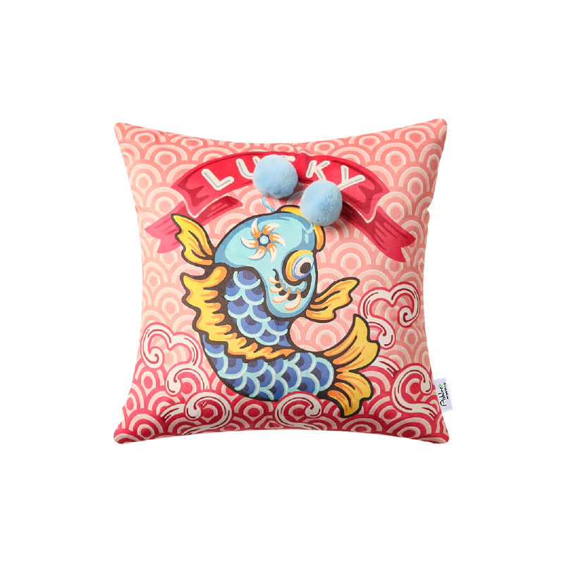 New Chinese Red Wedding Gift Pillow