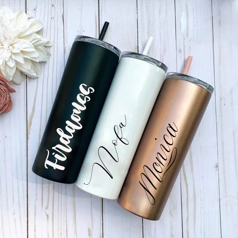 Customized Name Wedding Gift Stainless Steel Vacuum Cup Gift