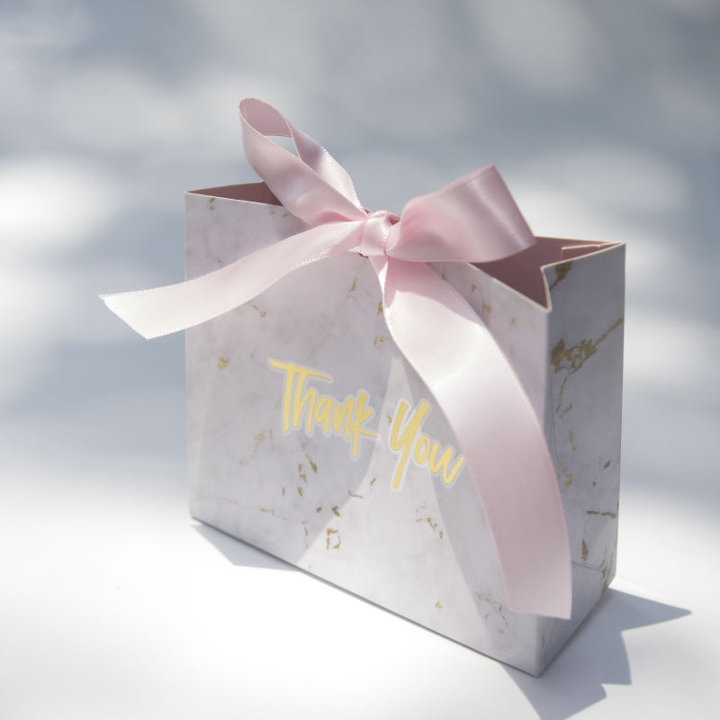 Thank You Gift Marble Gift Bag Box for Party Baby Shower Box Birthday Candy Box Wedding Gifts for Guests Wedding Favors