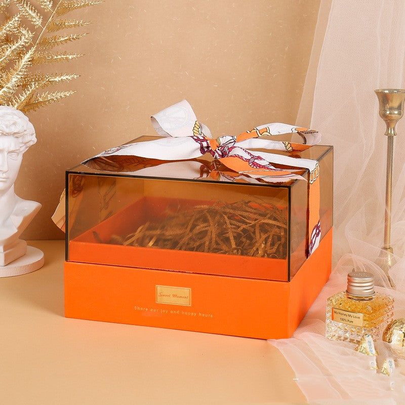 Acrylic Hand Gift Wedding Candies Box