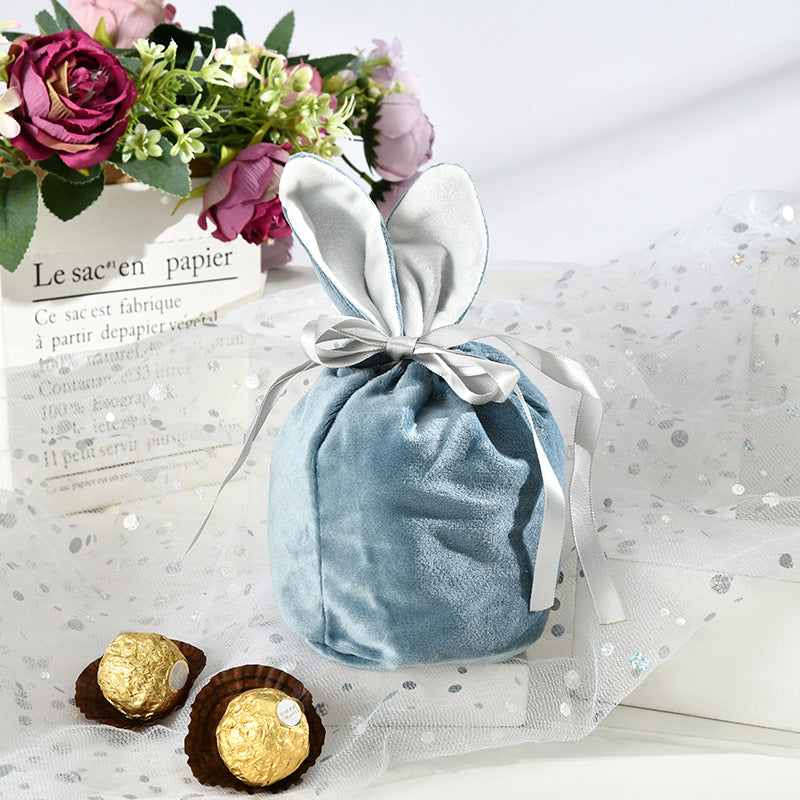 Bag Rabbit Ears Velvet Bag Gift Box Candy Box Wedding Wedding