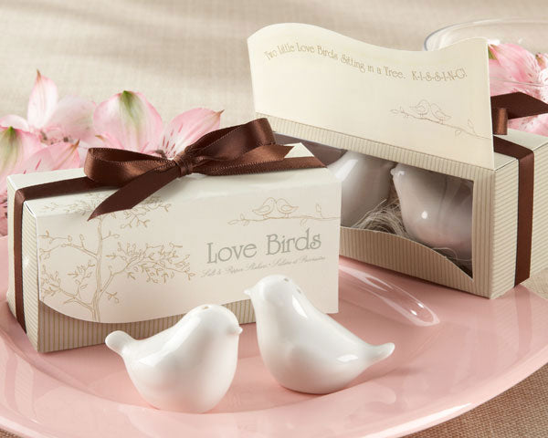 1 set Love Bird Salt & Pepper Shaker Wedding Favors And Gifts For Guests Souvenirs Decoration Event & Party Kitchen Supplies