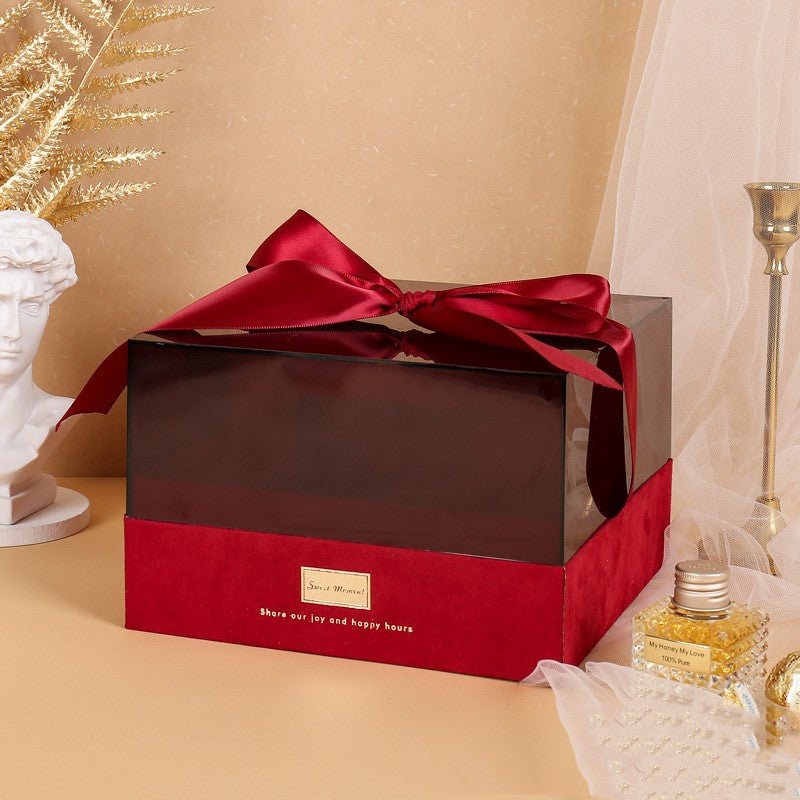 Acrylic Hand Gift Wedding Candies Box