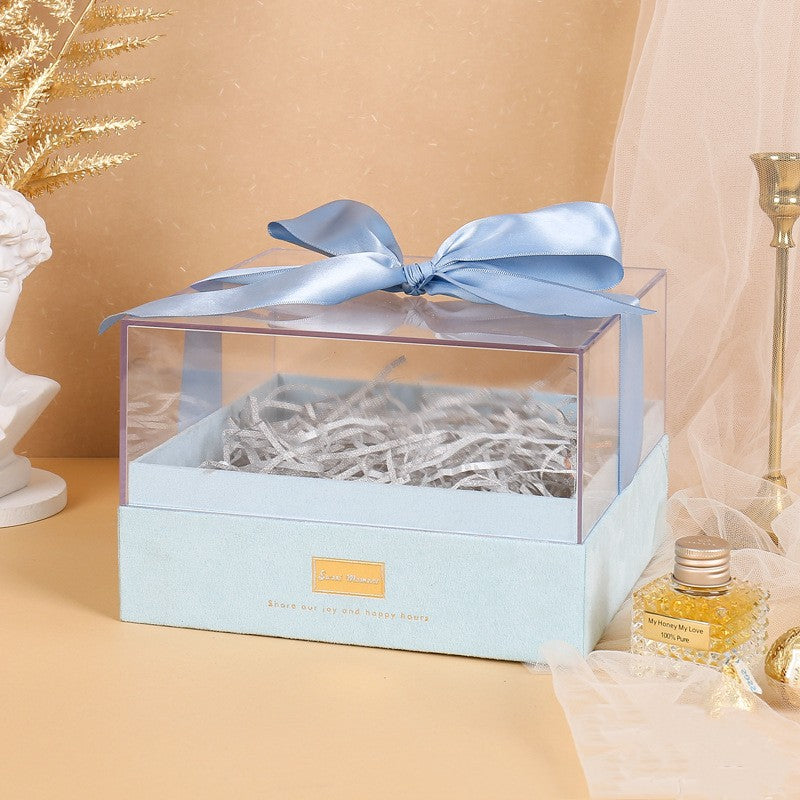 Acrylic Hand Gift Wedding Candies Box