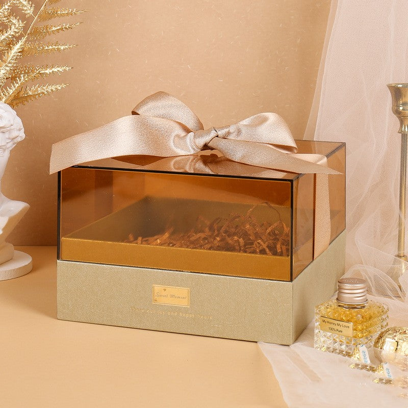 Acrylic Hand Gift Wedding Candies Box