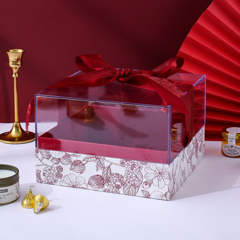 Acrylic Hand Gift Wedding Candies Box